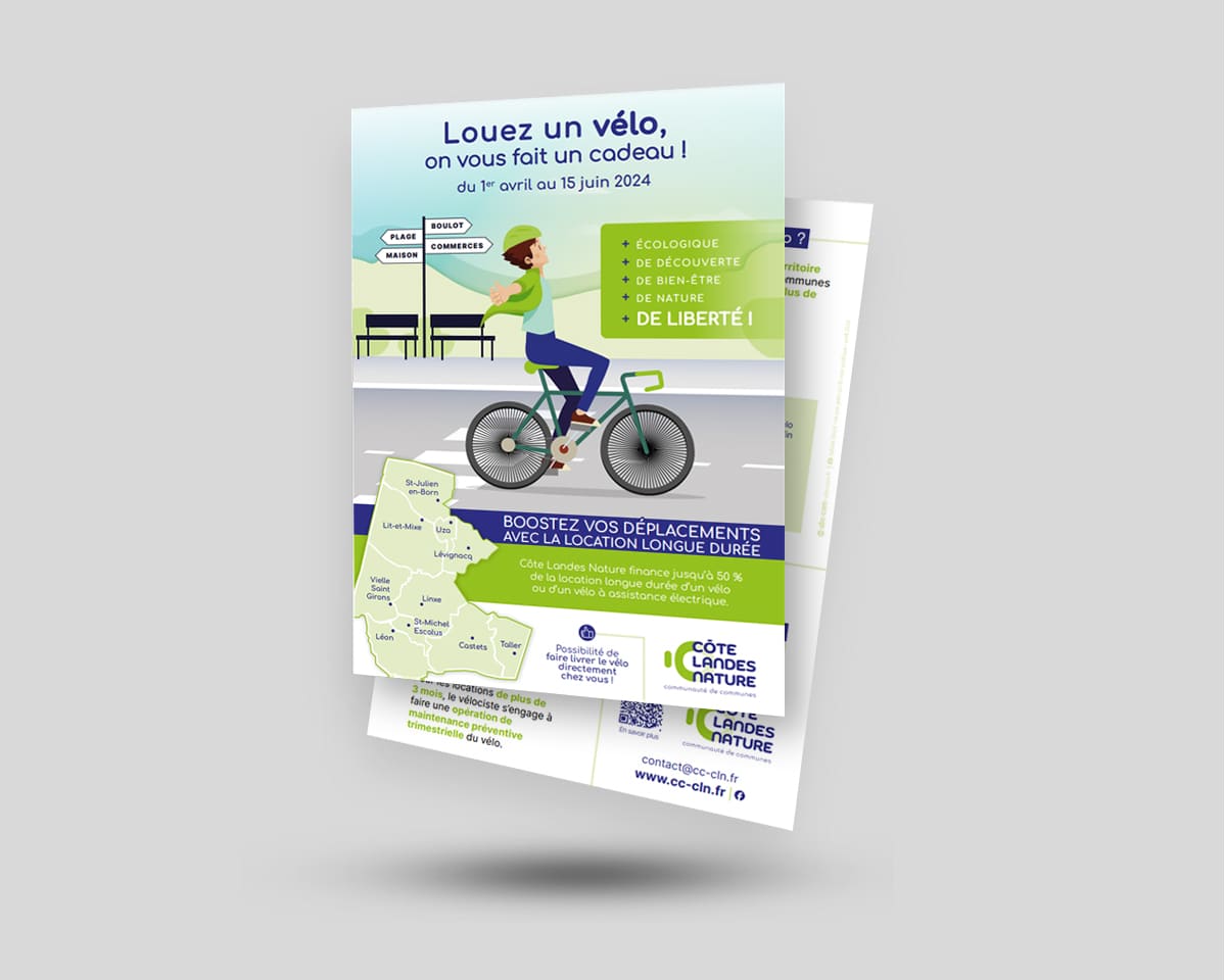 Création graphique Côte Landes Nature