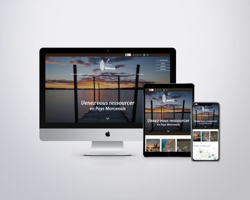 Site internet Office de Tourisme du Pays Morcenais