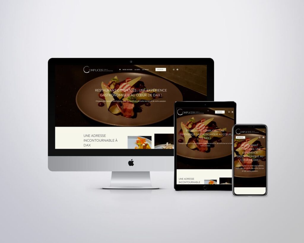 Site internet Complices Dax