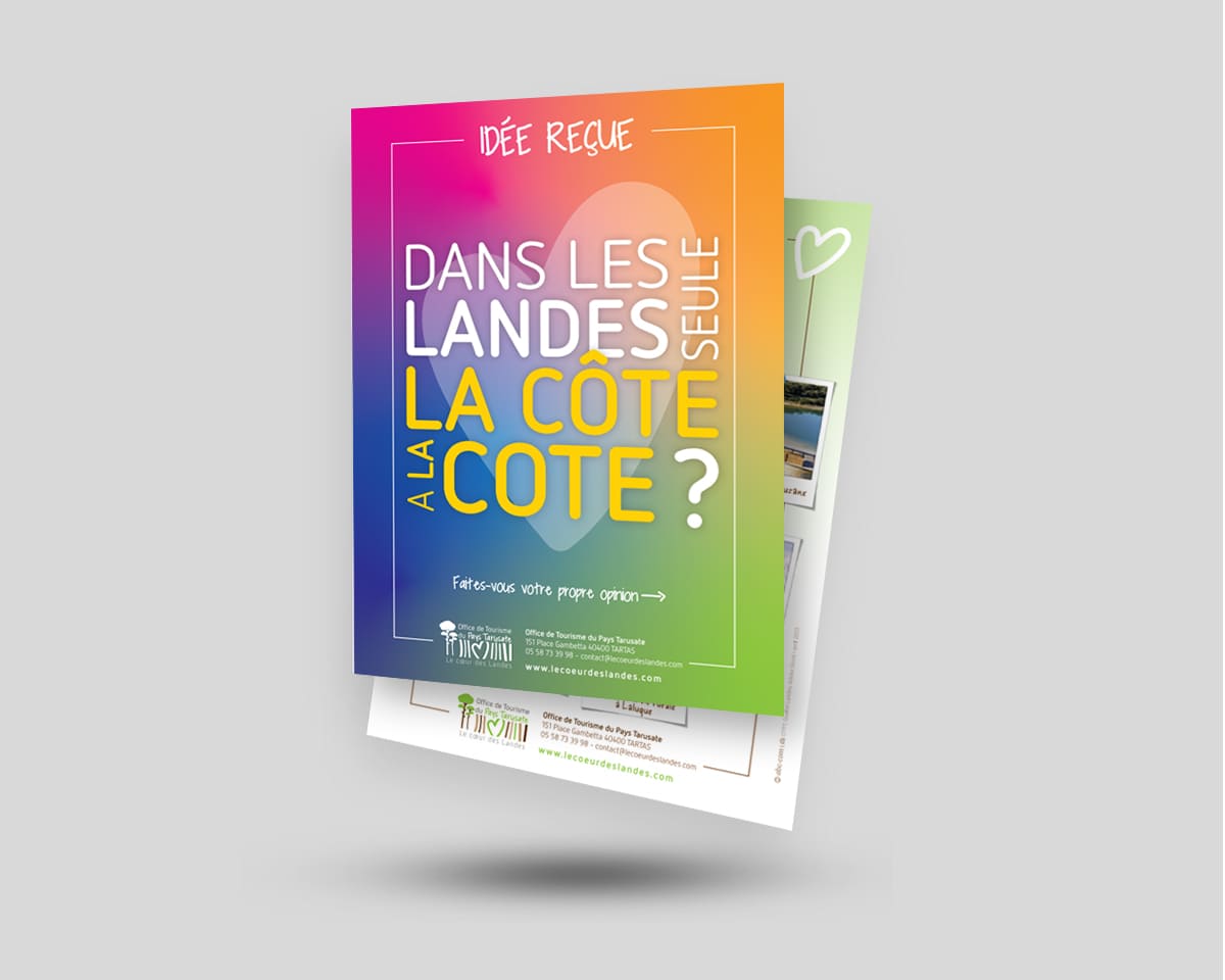 Création graphique Office de tourisme du Pays Tarusate